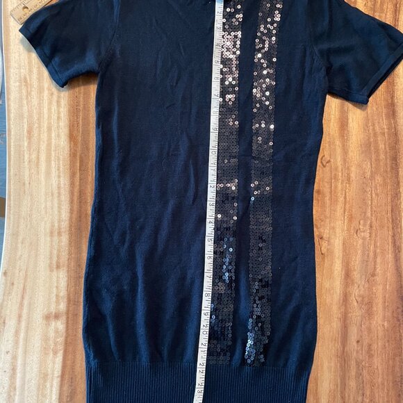 SpicySugar Little  Black Dress Tight Fitting Woman Small Sparkly Sequin NWT - Picture 10 of 12